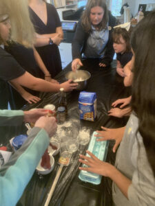 The Legacy School students make cookies in an Afterschool Cooking Club