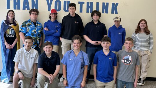 As part of their writing curriculum, The Legacy School’s 8th graders researched careers, created poster boards, presented on their chosen career, practiced public speaking, and fielded questions from students connecting school to real-world career paths.