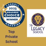 The Legacy School, Inc. was voted Top Private School and Honorable Mention for Camp Terrapin in the Carroll Magazine 2025 Readers' Choice Awards
