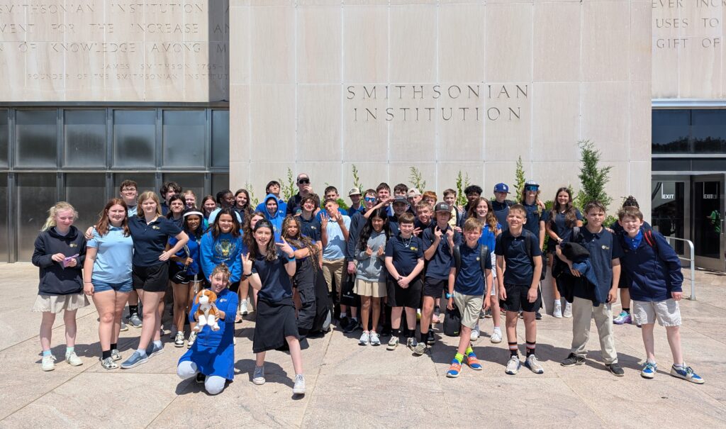 Upper School students took a field trip to Washington, D.C., last week. The Legacy School students explored the Smithsonian National Museum of American History with a "Through the Decades" photo scavenger hunt assignment to reinforce facts learned in their Social Studies curriculum.