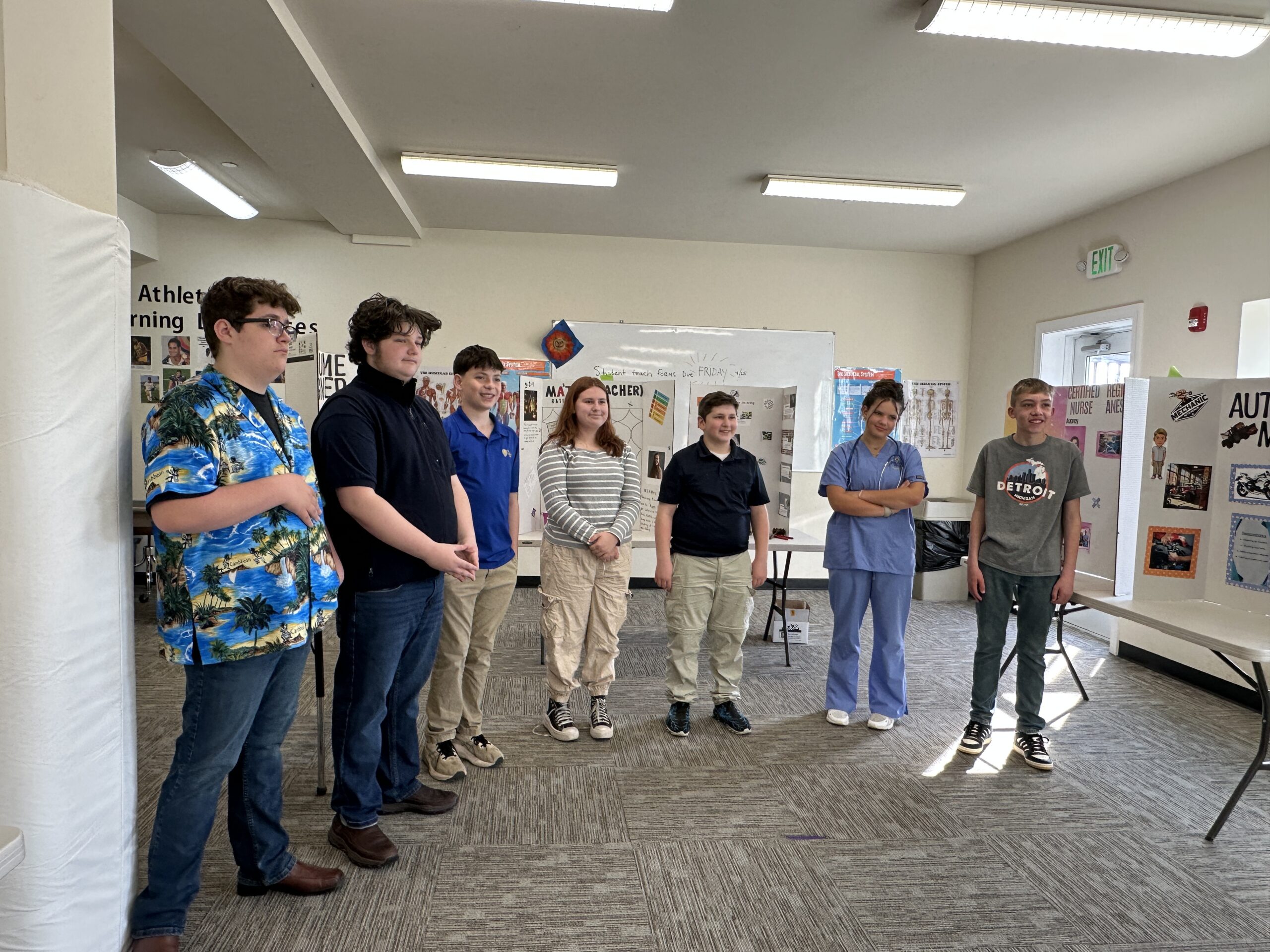 8th graders participated at the 2025 Career Fair