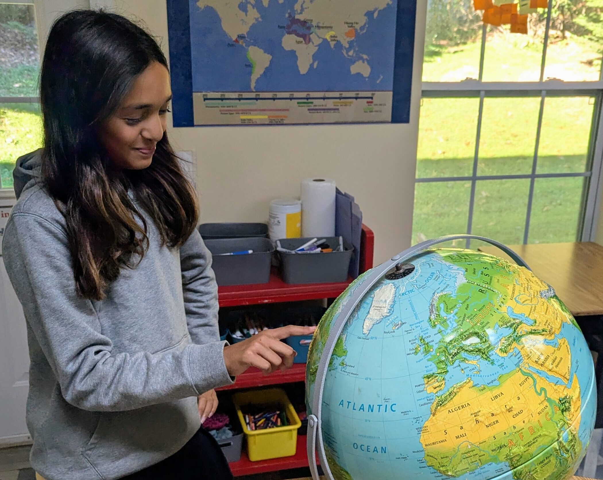 Upper School students at The Legacy School explore the past in their Social Studies classes.