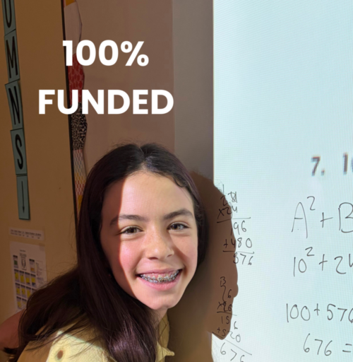 Grants and charitable contributions go directly toward the research-based interventions, specialized training, and multi-sensory tools that allow students at The Legacy School to master complex challenges, like the Pythagorean theorem pictured, with confidence.