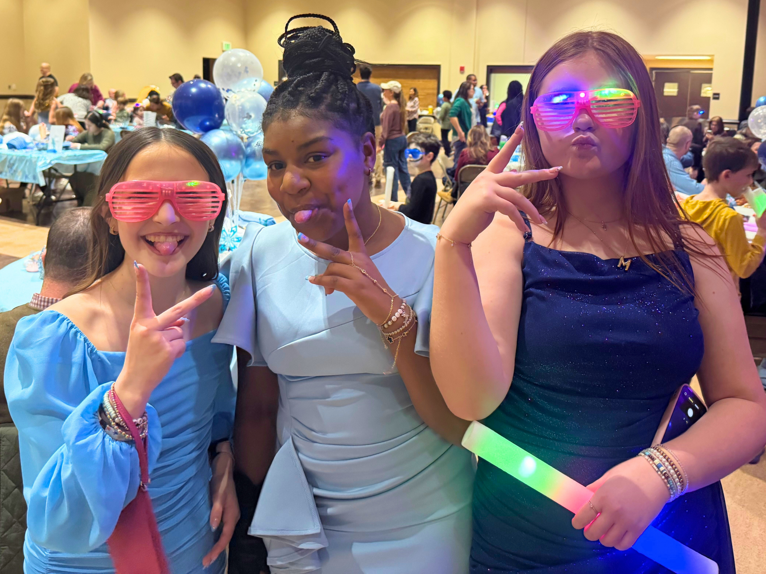 Students at The Legacy School have fun at the Winter Social.